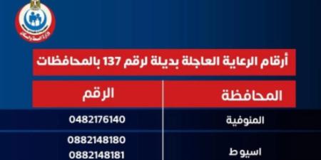 الصحة تنشر أرقاما اللرعاية الحرجة والعاجلة بديلا عن 137 بعد حريق السنترال - كورة نيوز