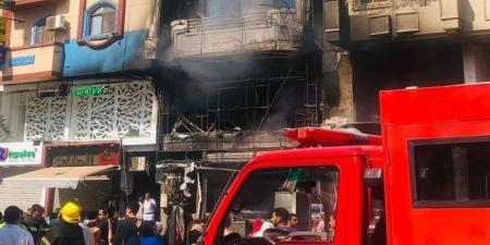 نشوب حريق داخل مطعم كشري بالمنوفية - كورة نيوز
