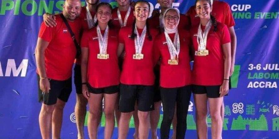 7 ميداليات حصيلة الفراعنة ببطولة إفريقيا للريشة الطائرة الهوائية في غانا - كورة نيوز