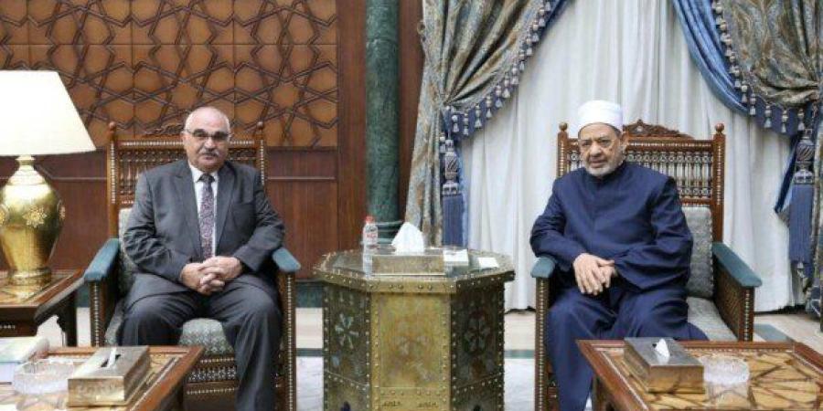 شيخ الأزهر يستقبل رئيس هيئة قضايا الدولة ويهنئه بمنصبه الجديد - كورة نيوز